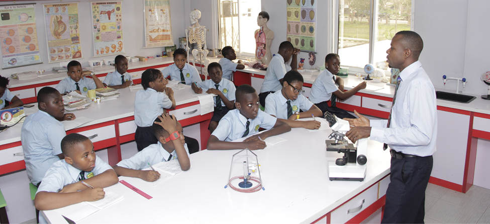 students in laboratory